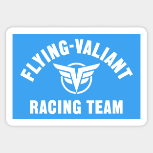 The Flying Valiant Racing Team - White Design Sticker